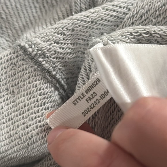 Madewell MWL Gray Terry Relaxed Raglan-sleeve Hoodie Sweatshirt - Picture 11 of 13